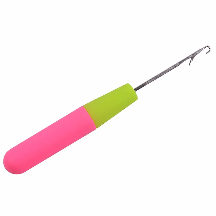 Wholesale Rubber Needle Thread Hook Crochet Hair Needle Crochet Hook For Braids Wig Making Tools
