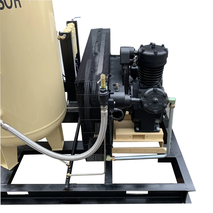 Integrated combined 3 mpa air compressor for fiber laser cutter 220v air compressor 25 bar high pressure air compressor