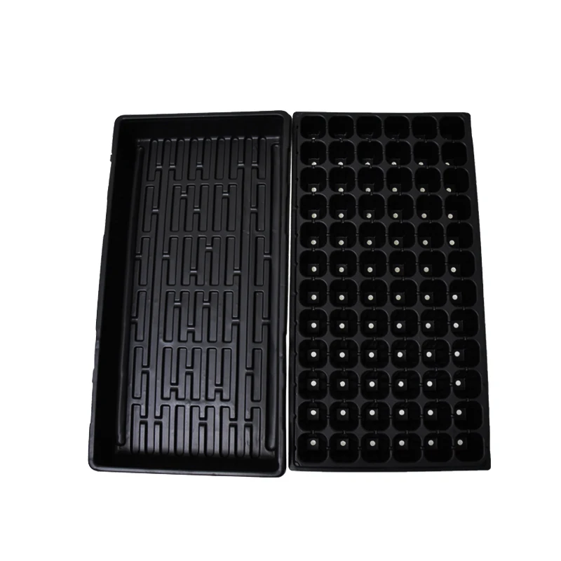 Hydroponic plastic seed tray propagation plant germination equipment kit