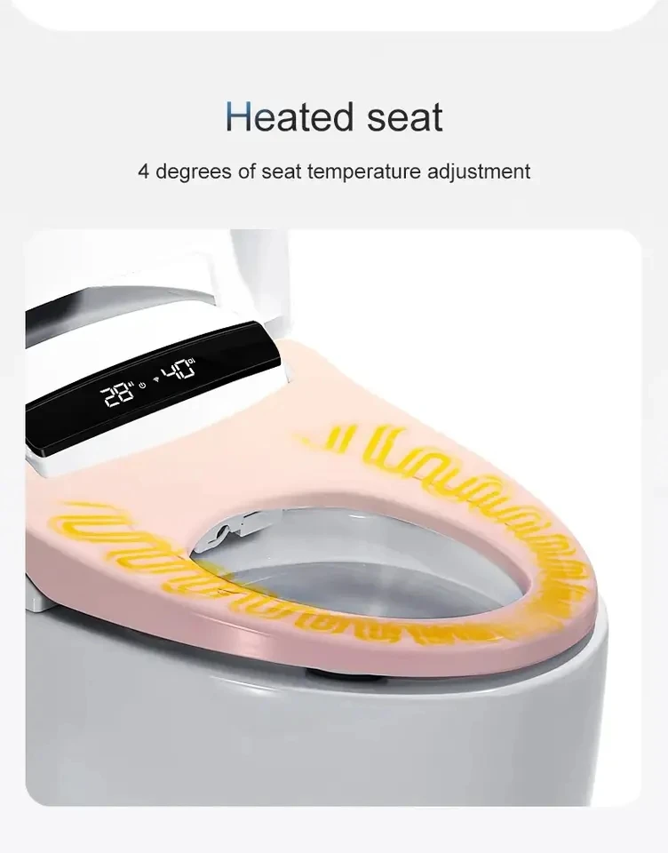 Japanese Fashion automatic Sensor Flush Bathroom One Piece Intelligent wc Commode smart toilet bidet bowl