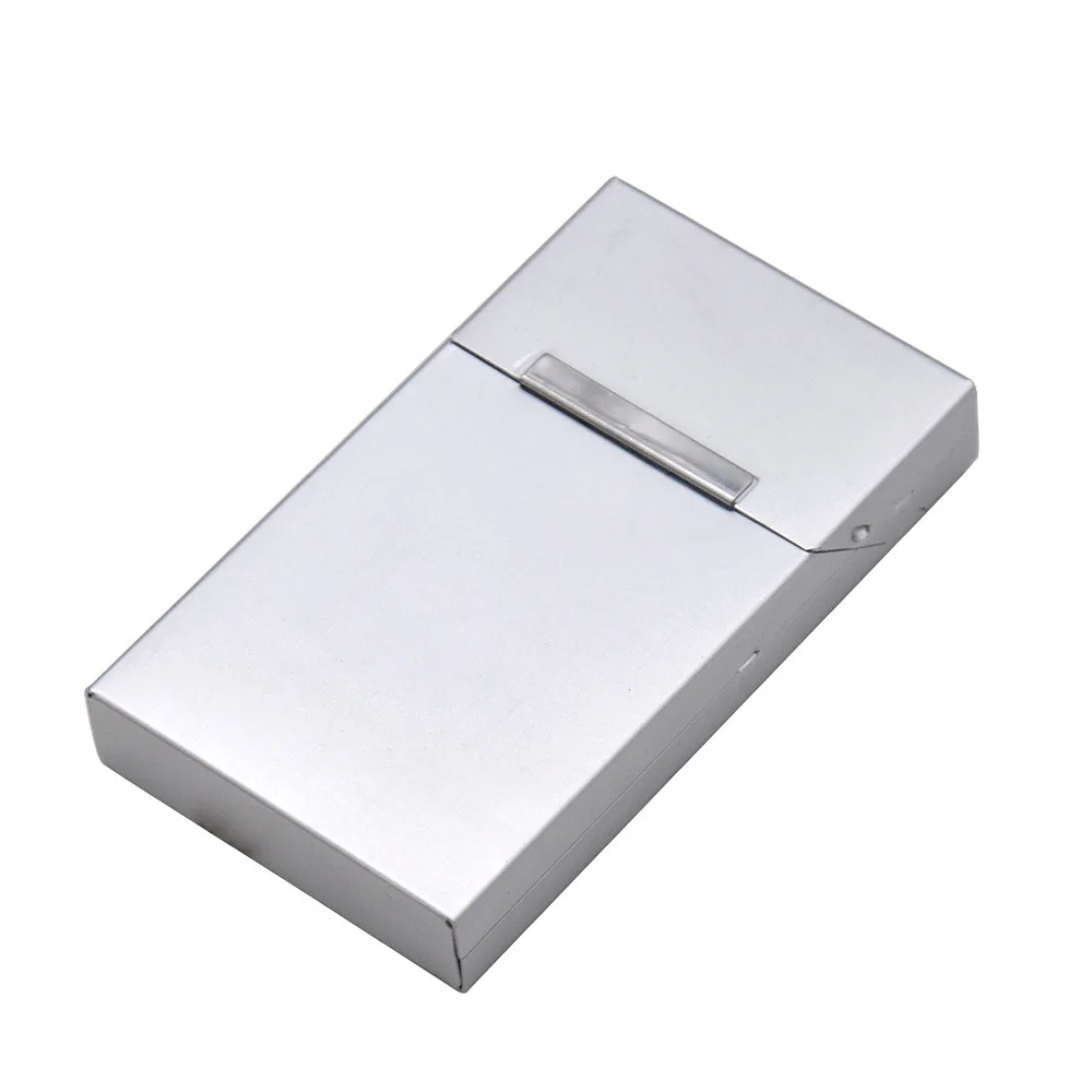 Factory wholesale ladies cigarette hard box case 20pcs capacity aluminium alloy women cigarette holder case