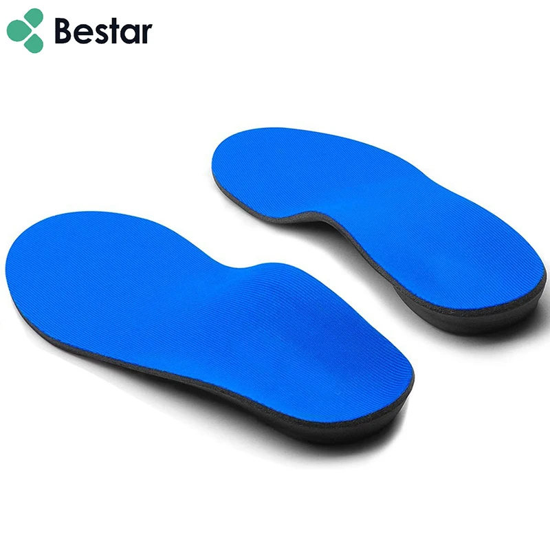 Bestar Wholesale Custom Comfort Eva High Arch Support Sports Orthotic Insoles for Flat Feet