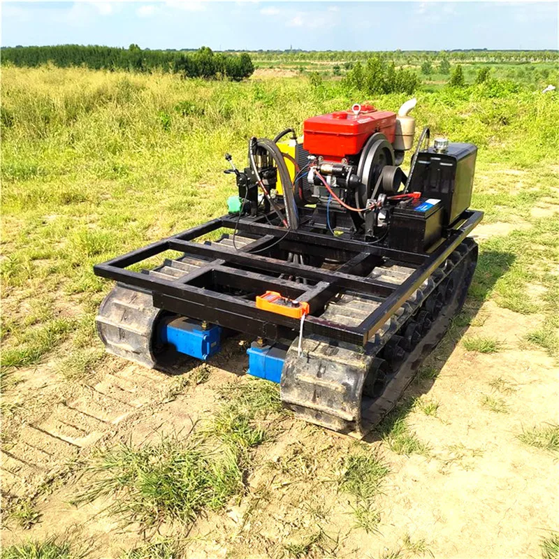 All Terrian Robot Agricultural Crawler Track Loader Machine For Rubber Track Chassis