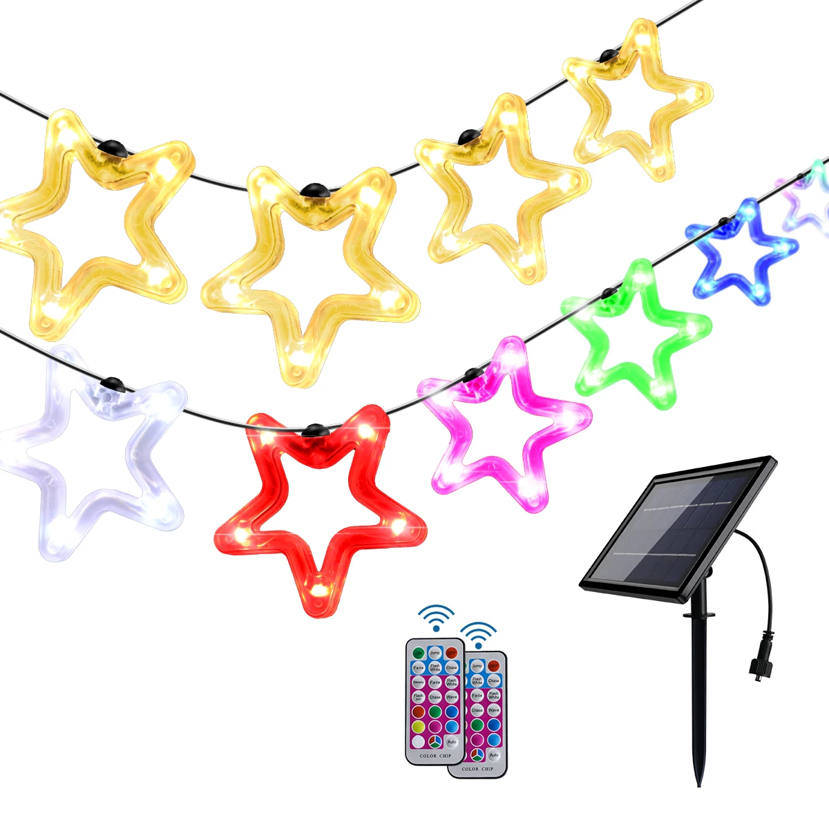 48ft holiday out door led 7colors curtain string work xmas string light