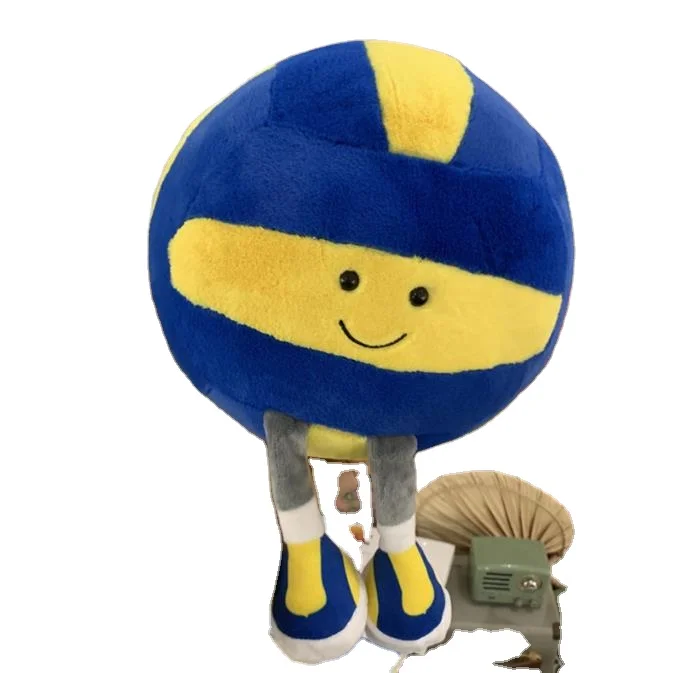 Mini volleyball plush dolls customized stuffed football basketball plush ball shape stuffed plush toy
