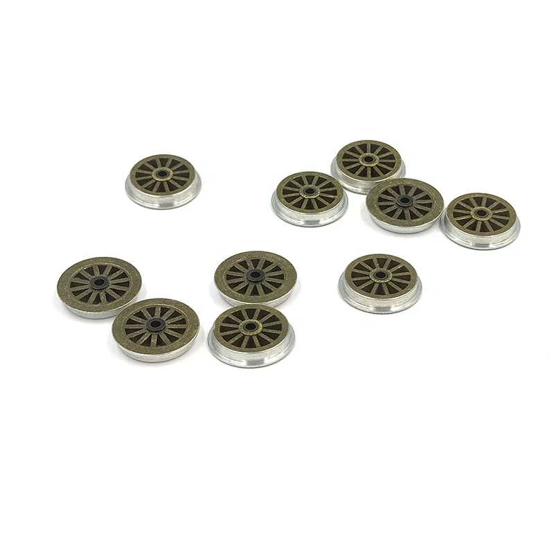 Dakunlun Custom Die Casting Zinc Alloy Wheel Spoke Model Train Wheel