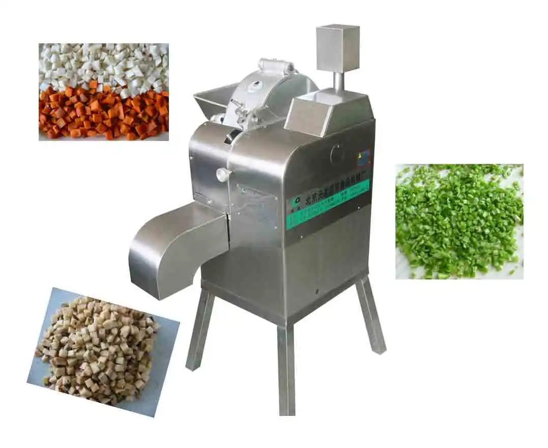 Stainless steel full automatic high speed potato/onion/vegetable cube cutter machine/vegetable dicing machine
