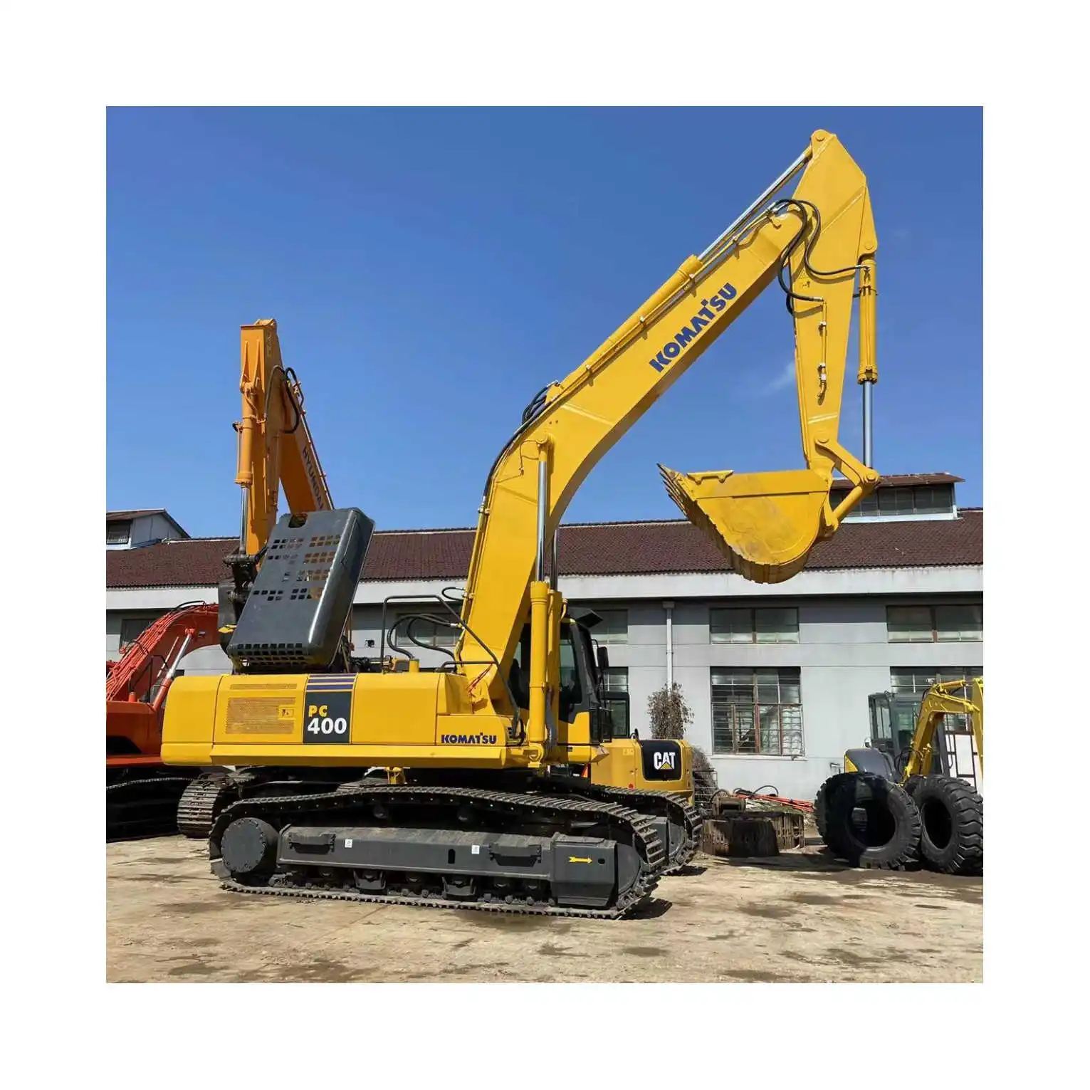 Экскаватор 40-тонный б/у японский бренд гусеничный экскаватор KOMATSU PC400-7 Подержанный станок с ковшом сертифицированный EPA и CE
