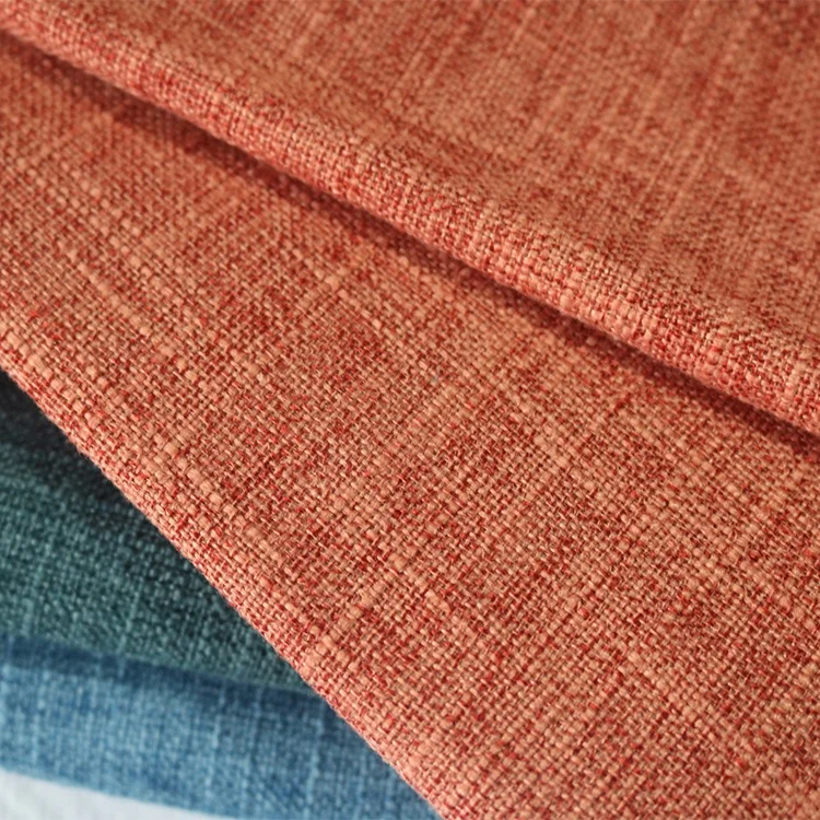 Lxysqs001 New Style Custom Wholesale 100% Polyester Woven Home Decoration Texture Fabric