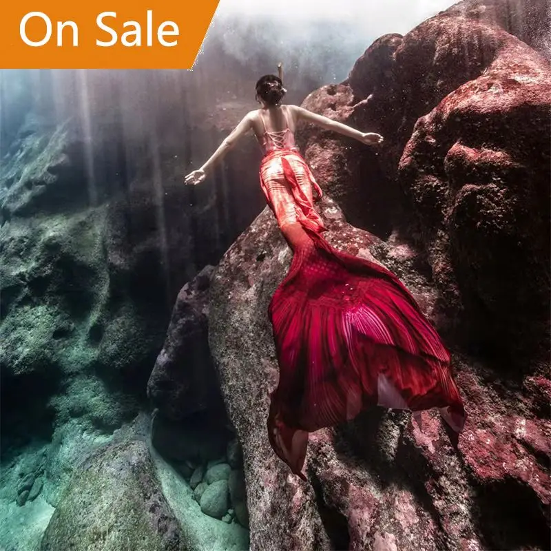 New Style cheap mermaid skin tail costume swimsuit  With Big Discount