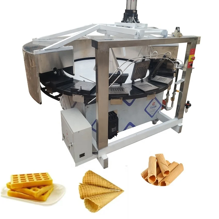Wafer Stick Production Line With Oem Ice Cream Cone Making Machine Wafer Roll Making Machine