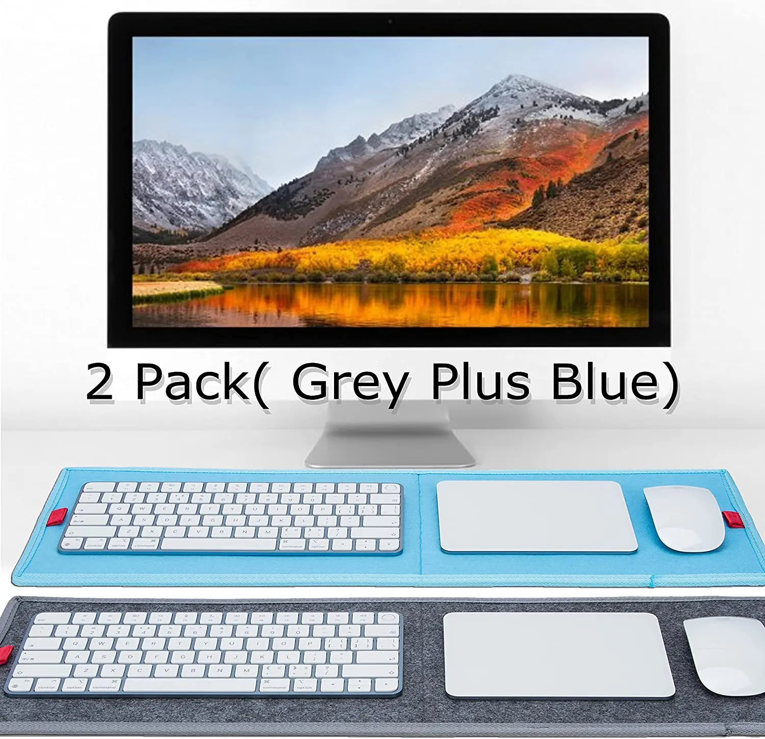 Large Office Computer Desk Mat Table Keyboard Big Mouse Pad Wool Felt Laptop Cushion Desk Non-slip Mat Gamer Mousepad Mat