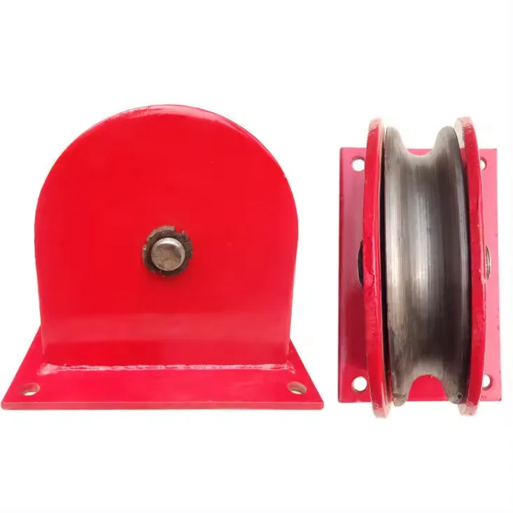 Accessories crane sheave steel wire rope bearing steel pulley