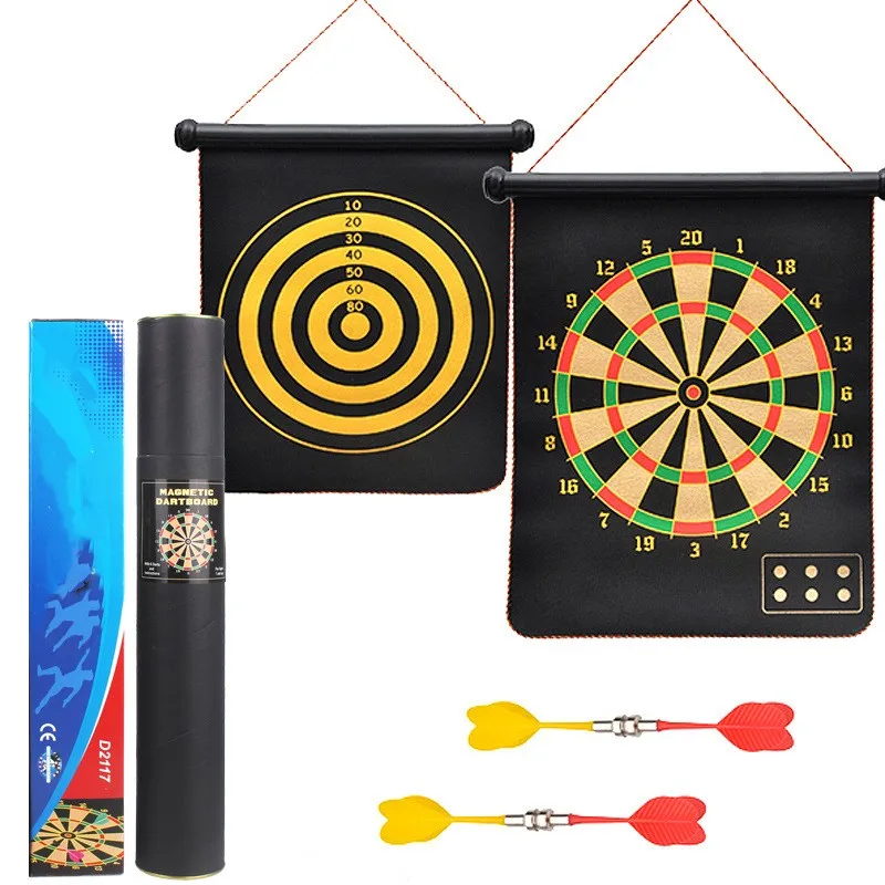 2sided magnetic dart plate dart needle Set/Dart Toy Recreational tournament-level dual-purpose dart Set/Dart plate magnet target