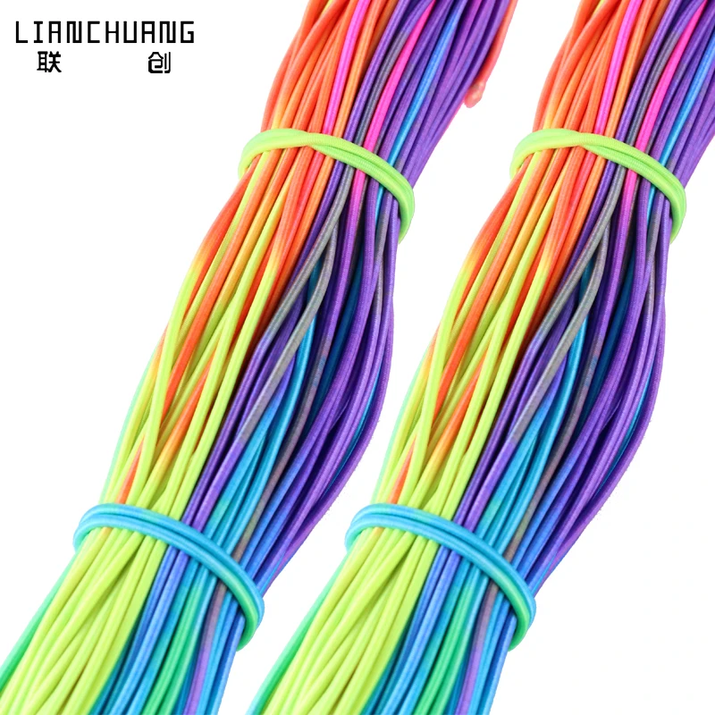Factory Wholesale1.5mm 2mm 2.5mm 3mm 3.5mm 4mm 5mm  Strong Stretch  Braided Round  Elastic cord