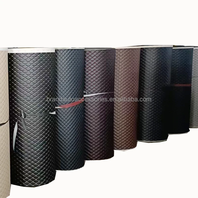 Factory Price 7D Car Mat Material Roll 5D Carpet Raw Material Car Accessories Eva Xpe Leather Material
