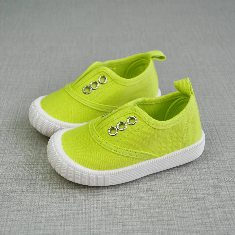 Китай, индивидуальные много цветов, Детские простые дизайнерские парусиновые туфли, красивая повседневная обувь для девочек