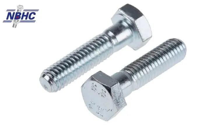 NBHC001BO DIN933/931 оцинкованные болты с шестигранной головкой из нержавеющей стали 304 углеродистой