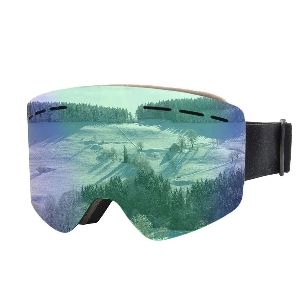 
Outdoor Master OEM Custom Magnetic Ski Goggles Over Glasses Ski/Snowboard Goggles for Men Women & Youth 100% UV Protection 
