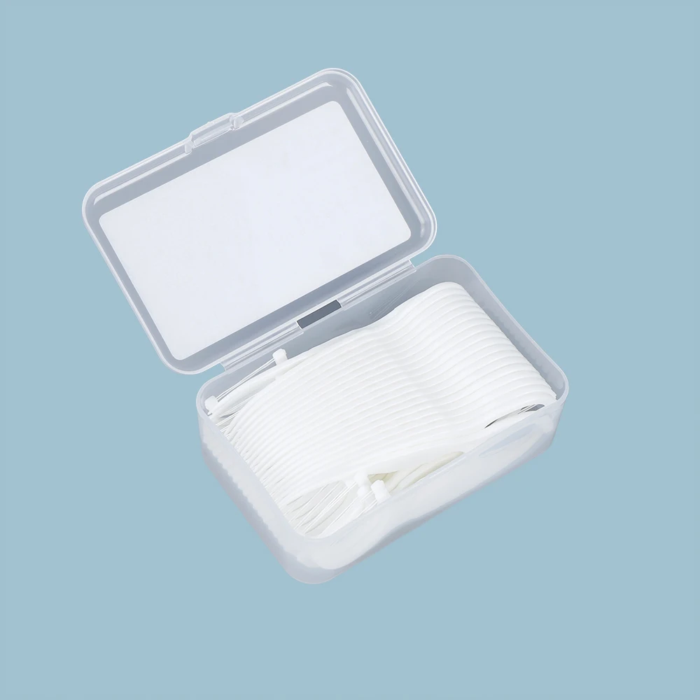 Natural Dental Floss Picks Eco Friendly Mint Flavored Floss Pick Vegan Dental flosser