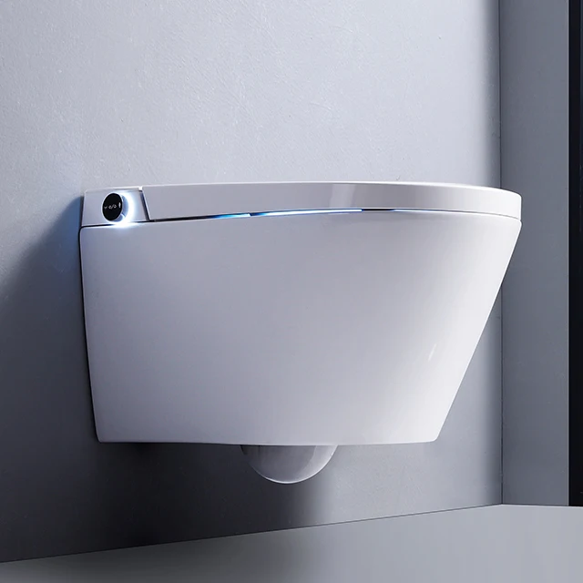 Bathroom Ceramic Luxury Automatic Sensor Flushing Electric One Piece Smart Toilet Intelligent