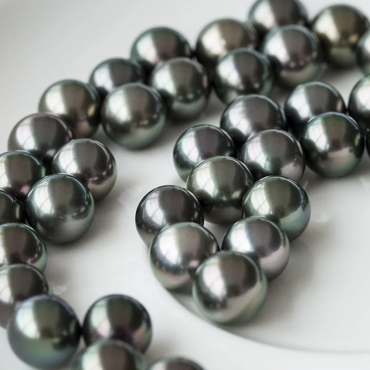 
Real Tahitian Pearls For Jewellery Making Natural Black Pearl Price Lowest Sea Water Loose Pearl 