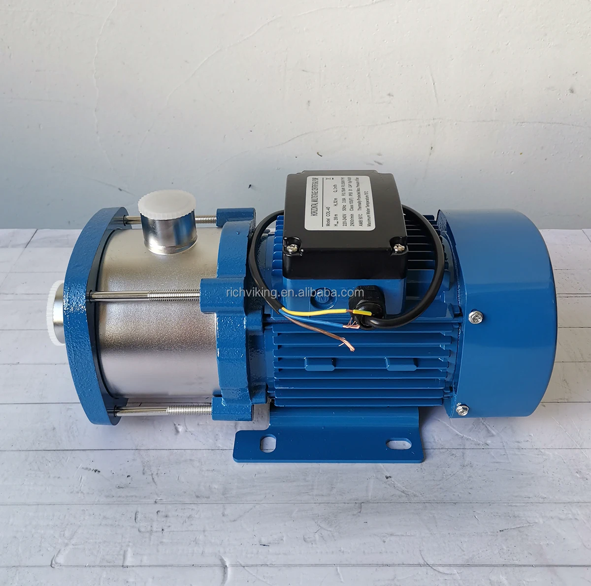 Factory supply multiple impeller italian brand high quality ss impeller pump