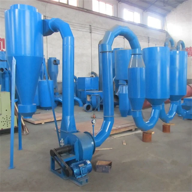 Moisture 8-14% outlet wood chips drying machinery