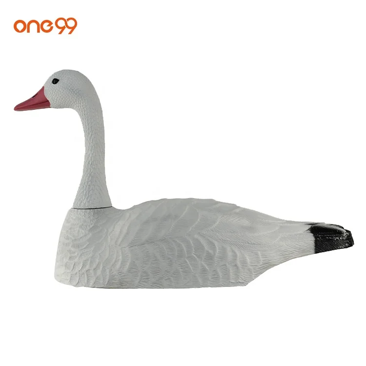
one99 sale waterproof hunting snow goose decoy custom garden home decoration half shell goose decoy hot selling animal decoys 