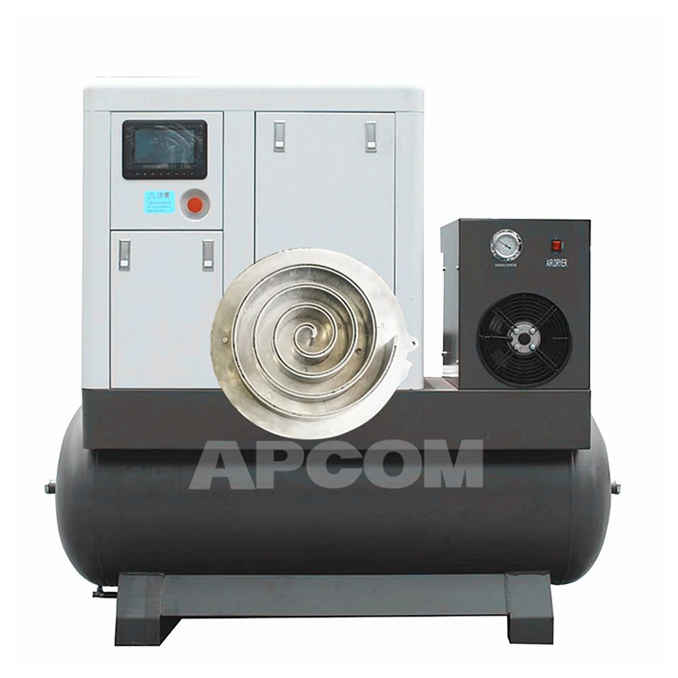 
Efficiency Workshop Oil-free Scroll Air Compressor Quiet Easy Direct Oil Free Scroll Air Compressor 10 hp Air compressor oilless 