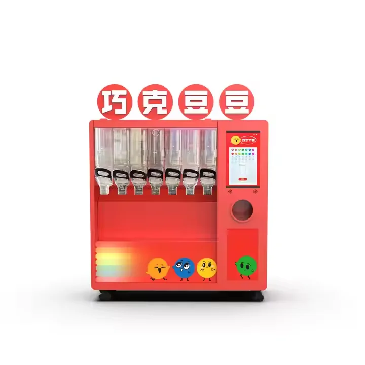 Commercial Factory price Convenient  Intelligent Chocolate Bean Sugar Bean Candy Automatic Self-service Vending Machine