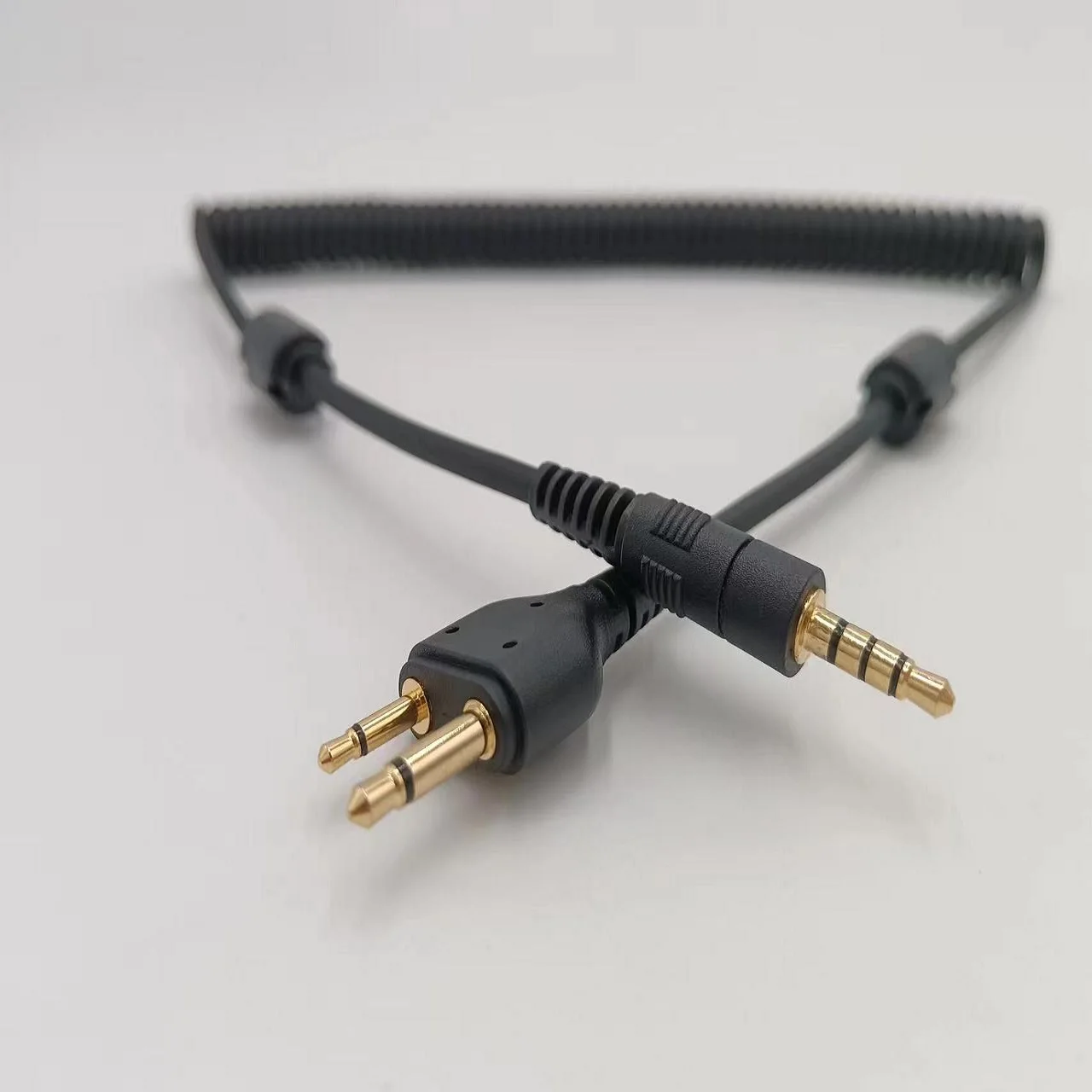 Yaesu FT-65R and other models are suitable for helical spring wire cable