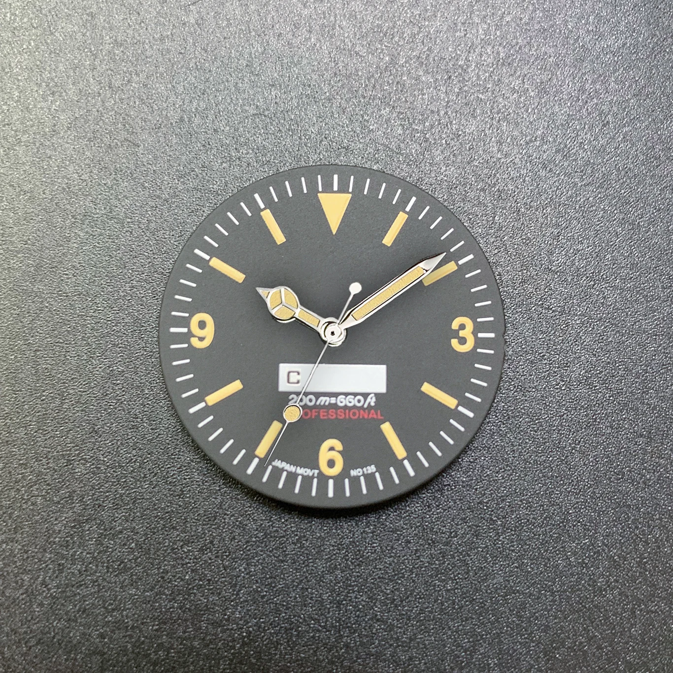 28 5 мм Циферблат часов зеленая светящаяся для PROSPEX skx007 NH35/NH36 уход за кожей лица движение запасные части 200 м с серебряным watchhands