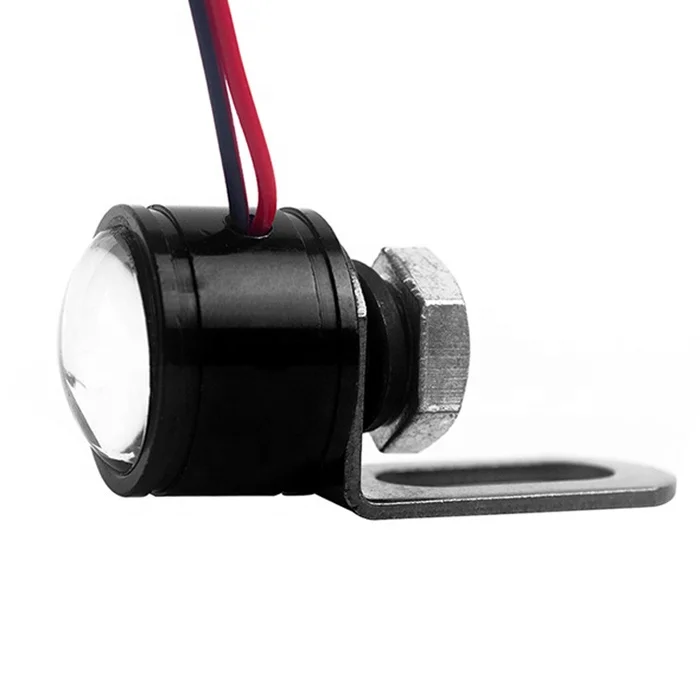 3W 12V White Red Green Blue Yellow Mini Size Motorcycle Grill Strobe Light car LED Flashing Eagle Eye Lamp