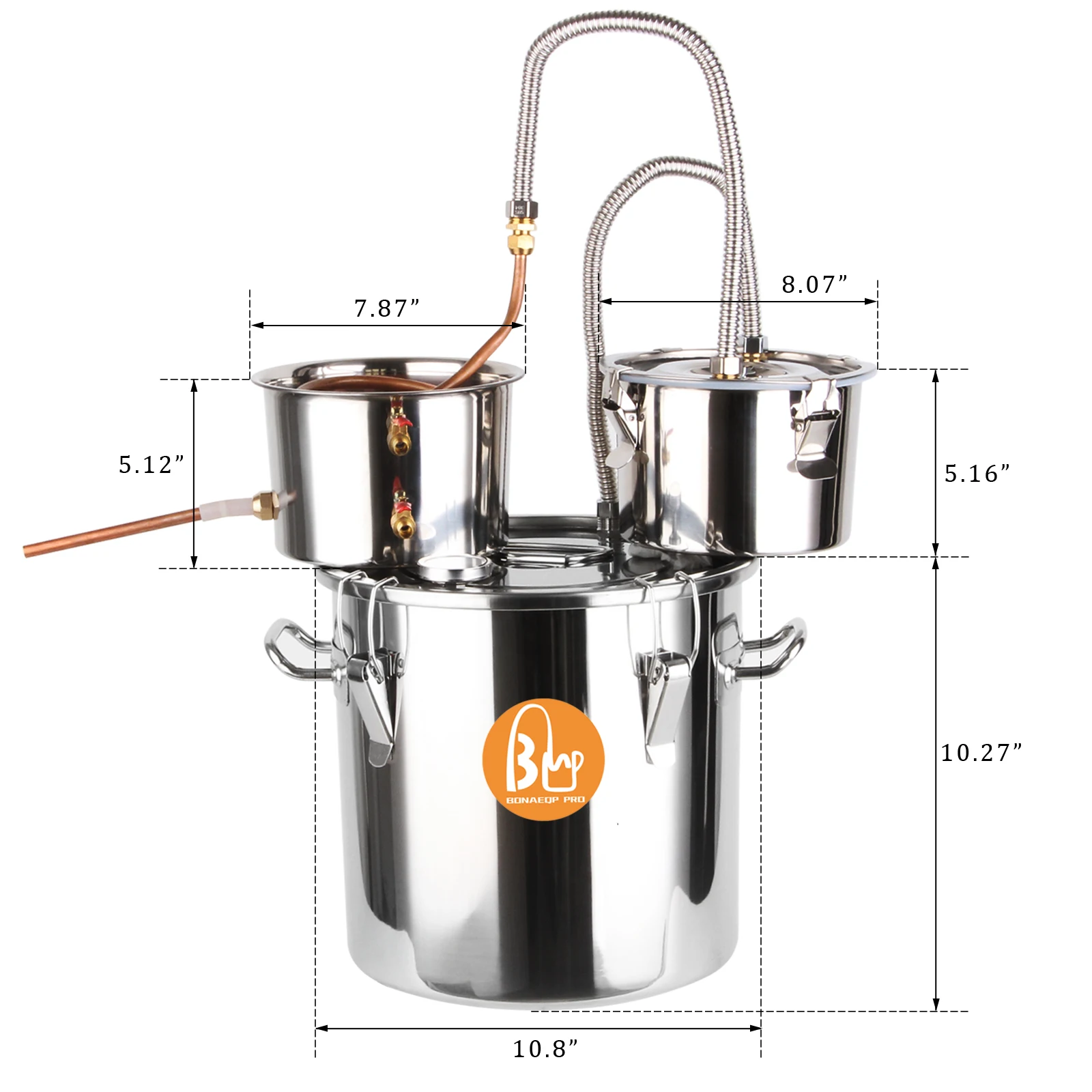 Homebrew DIY Home brewing equipment alcohol distillers moonshine still set