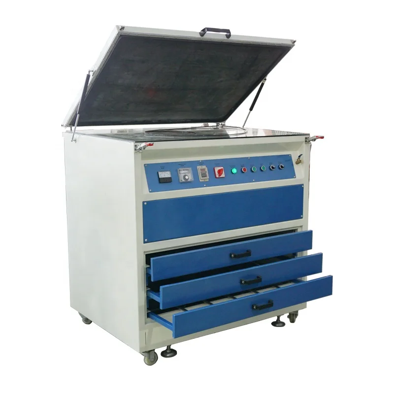 screen printing exposure machine with dryer unit