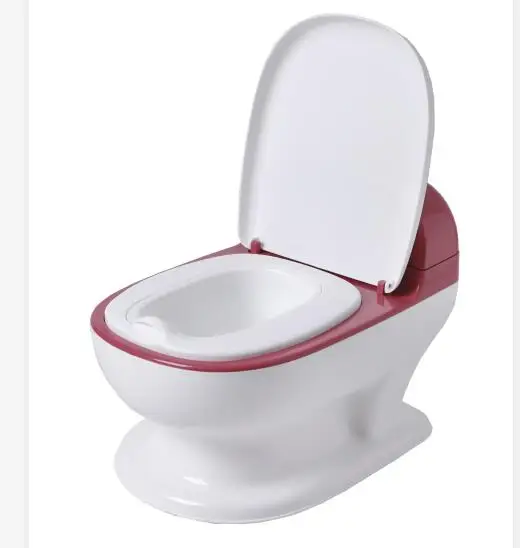 
Children Baby kid plastic mini musical simulated potty chair toilet flushing training seat chair baby pot with music 