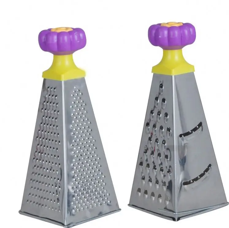 9 Inch 4 Sided Pyramid Grater with grip