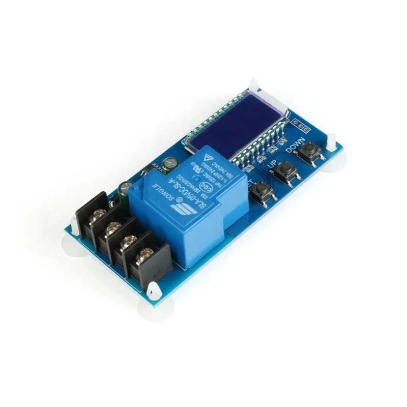 DC 6-60v 30A Storage Battery Charging Control Module Protection Board Charger Time Switch LCD Display XY-L30A