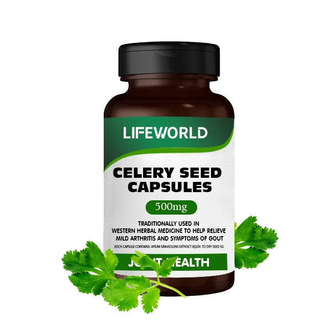 Herbal Health Supplement  Purge Uric Acid Flush Detox Celery Seed Extract Joint Support Active Mobility Healthcare Supplements