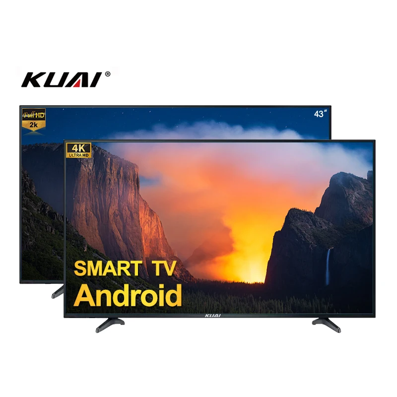 Самая дешевая заводская цена Led Tv Smart Tv 43-дюймовый телевизор с плоским экраном телевизоры 2K QHD Android Smart Tv