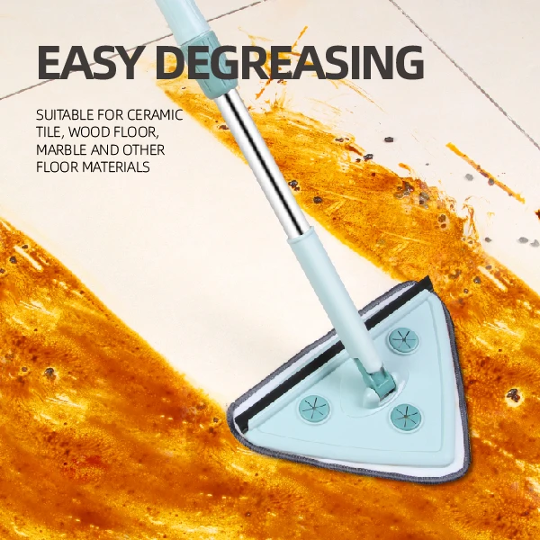 
Latest Microfiber Washable Coral Fabric Chenille Dry Wet Glass Clean Window Cleaner, Dust Mop, 360 Rotating Mop 