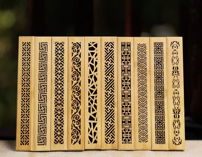 Бамбуковый или деревянный полый держатель для курильницы ручной работы украшения дома