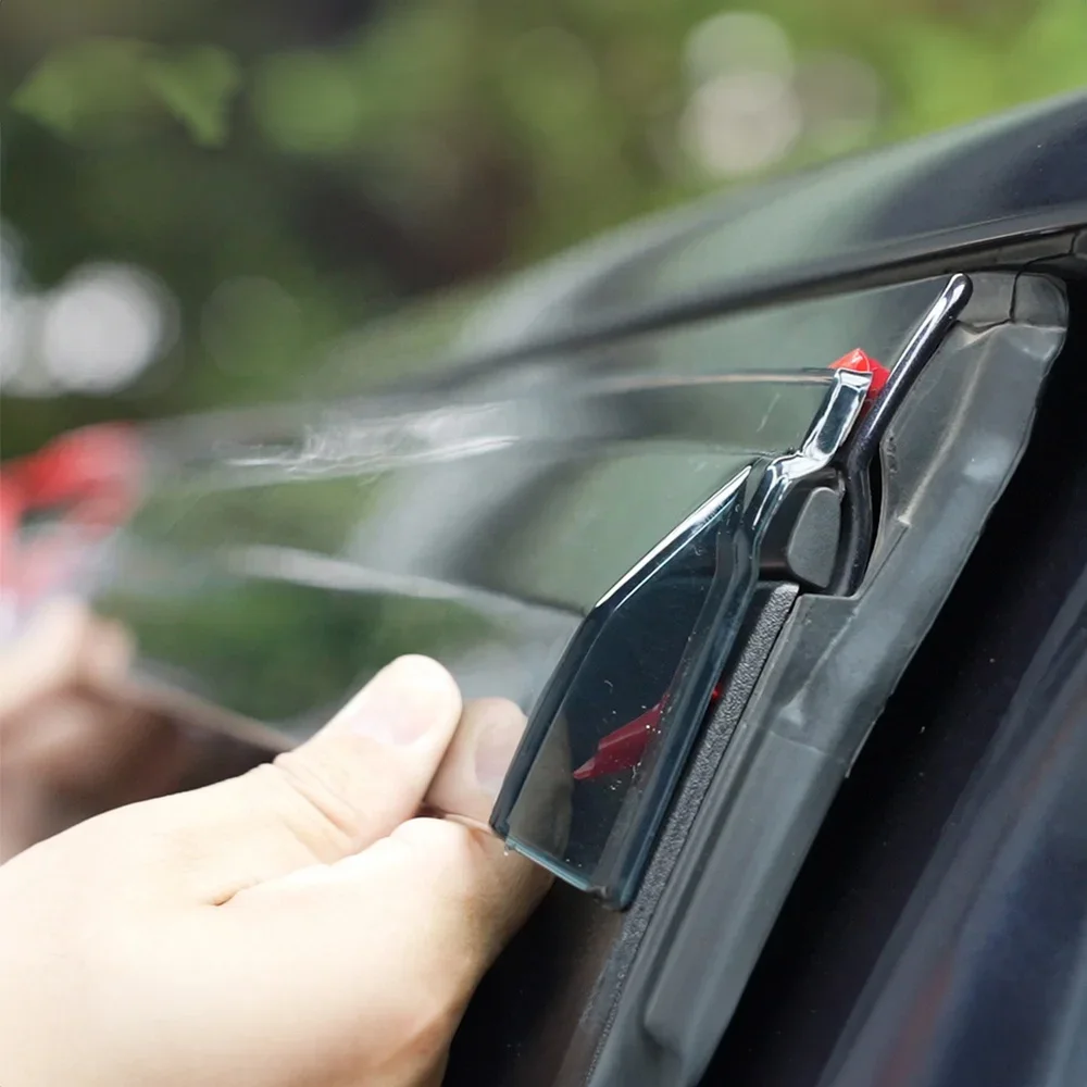 Applicable to 2019 Silverado Injection Molding Thickened Rain Shield Stainless Steel Rain Eyebrow other exterior accessories