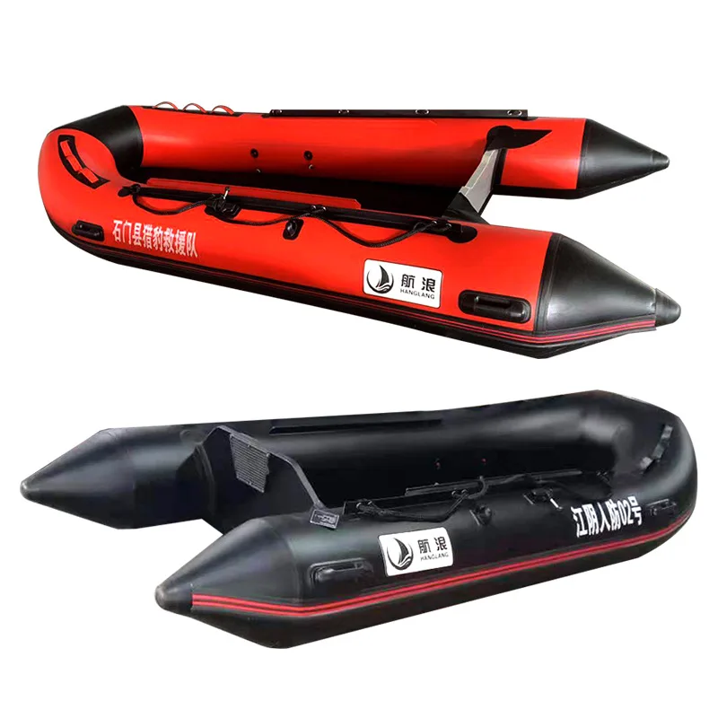 Flood Control and Thickening Bidding Customized Life-saving Rubber Boat Charge Source Factory Free Desig