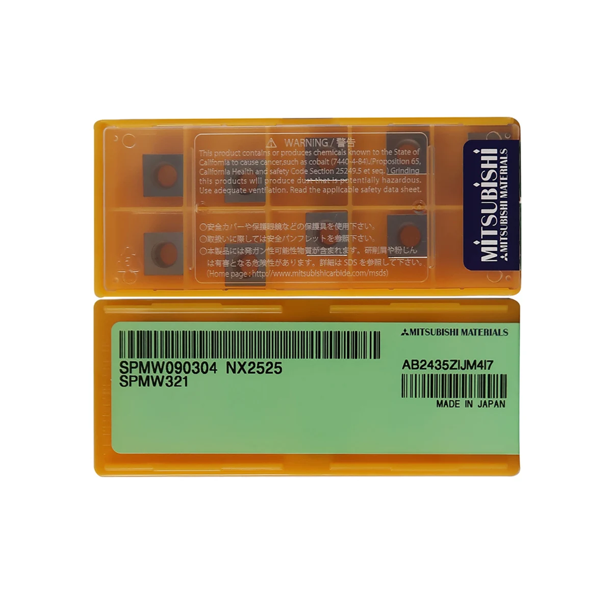 Mitsubishi 100% Original SPMW SPMW090308 NX2525 SPMW090304 HTi10 SPMW090304 VP15TF Medium Roughing Carbide Turning Inserts