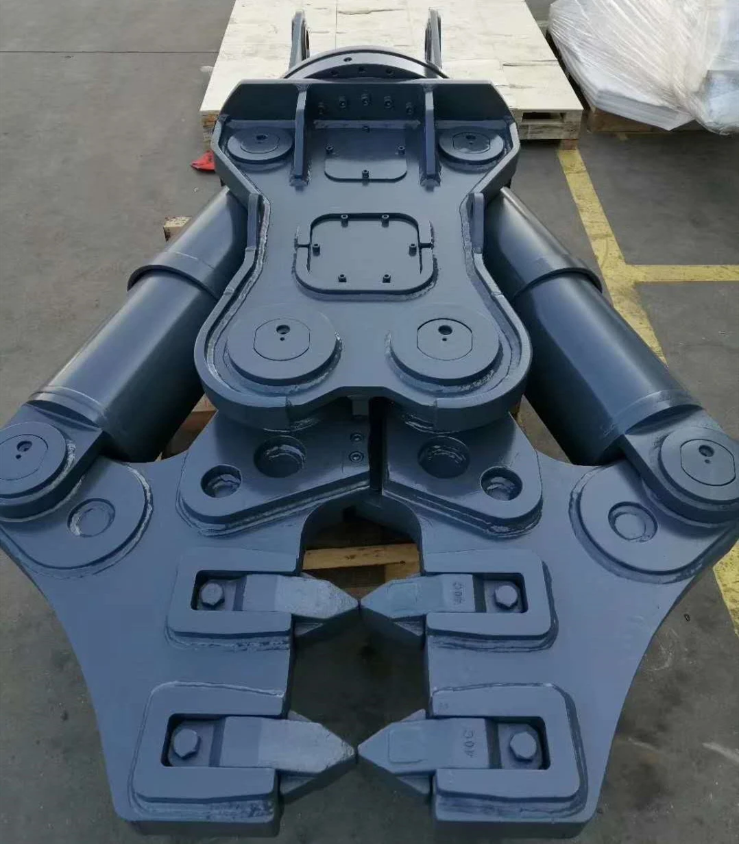 EX45 excavator with hydraulic shear,scrap shears with 18 months warranty