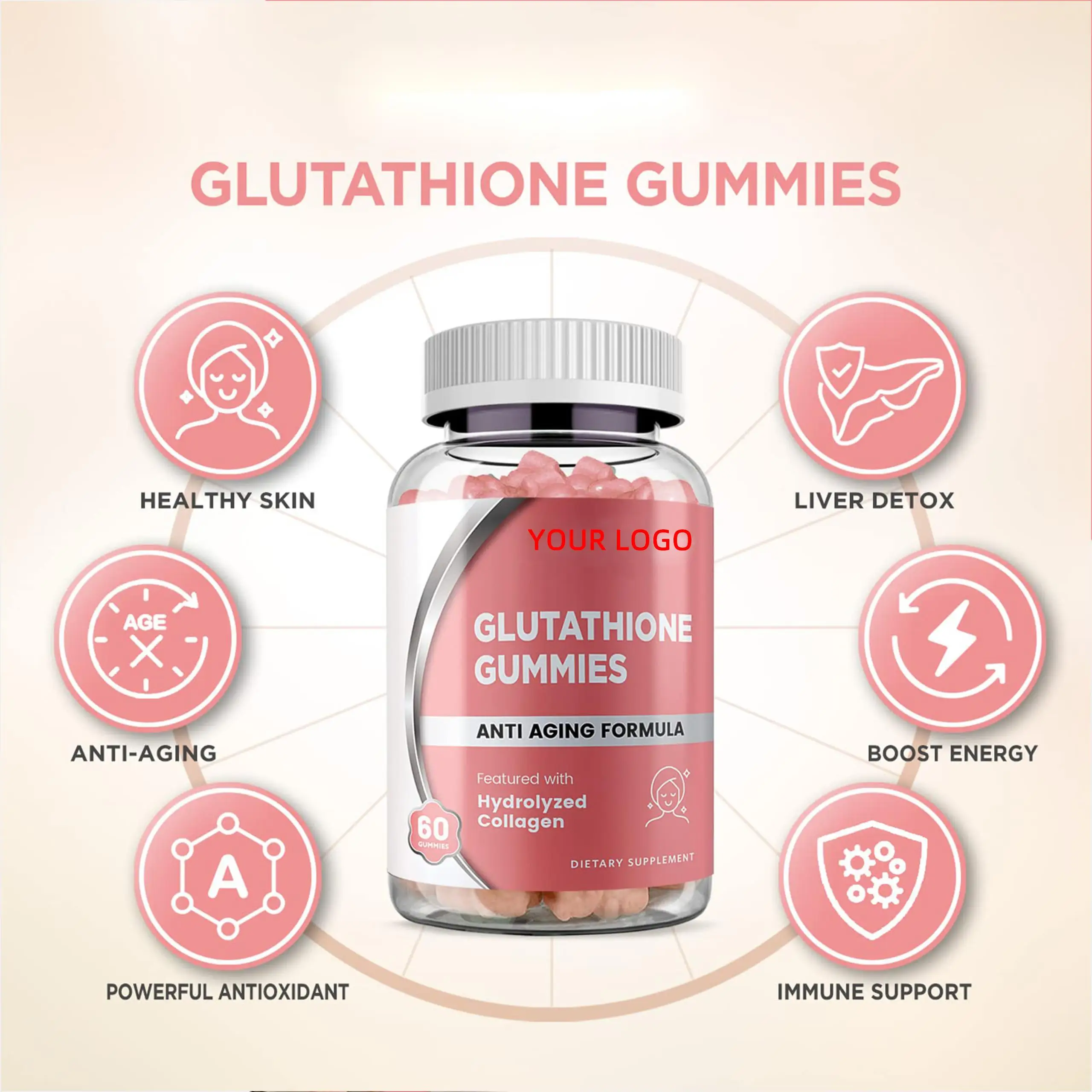 Glutathione Gummies For Unclouded GMP Verified and upheld Gluten-free snacks Herb-fueled With skin whitening gummies