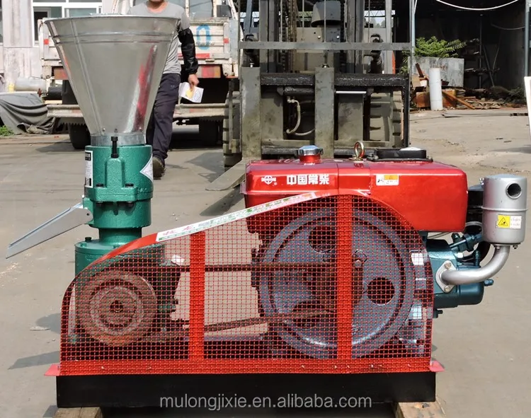 
8HPanimal feed+processing+machines poultry feed making machine chicken feed pellet machine 50-100KG 