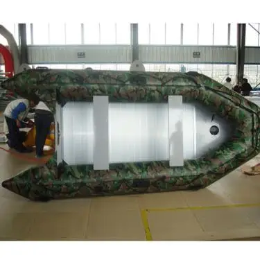CAMO colour High Quality Floating Rafts Pontoon Inflatable Boat Fishing Electric Rigid Inflatable Boat China camouflage